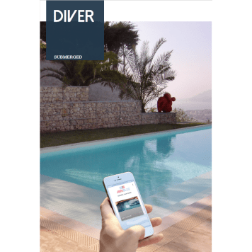 Diver - Automatiskt poolöverdrag under vattnet