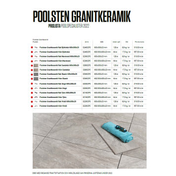 Poolsten - Granitkeramik